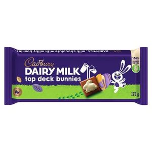 Cadbury Dairy Milk Top Deck Bunnies Slab 170g